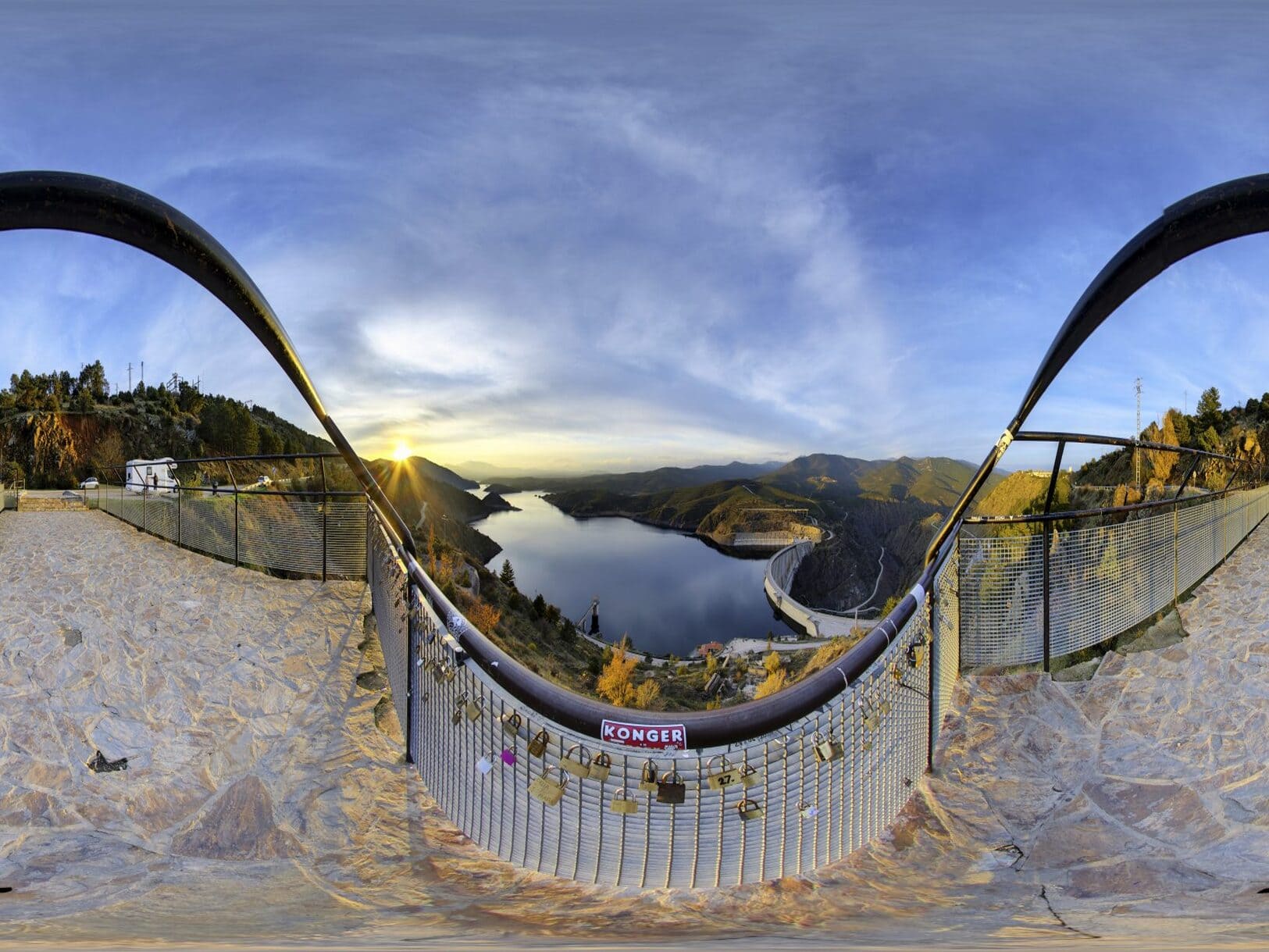 Paisaje desde puente