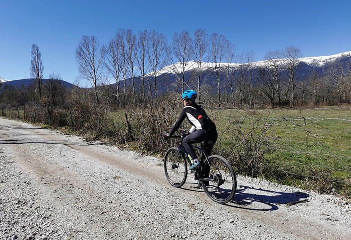 Bicicleta rodando