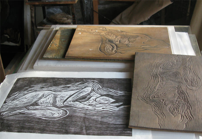 Tablas con grabados