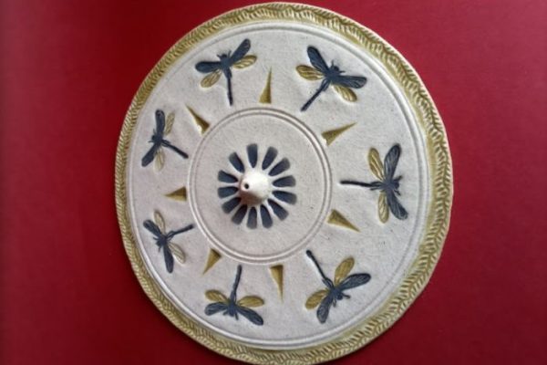 Un platos con unos mosquitos