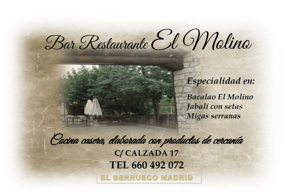 Cartel El Molino